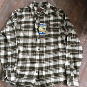 Orvis thick flannel shirt Brand New